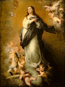 De onbevlekte ontvangenis door Bartolomé Esteban Murillo